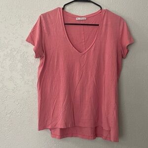 Zara bright pink vneck